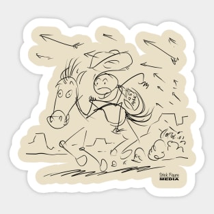 Stick Pony Express Sticker